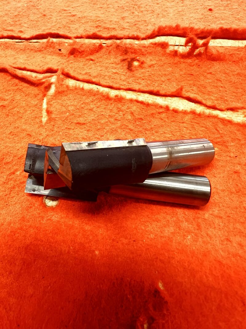 Abrasive wear on tungsten carbide cutter after machining bio-composite material