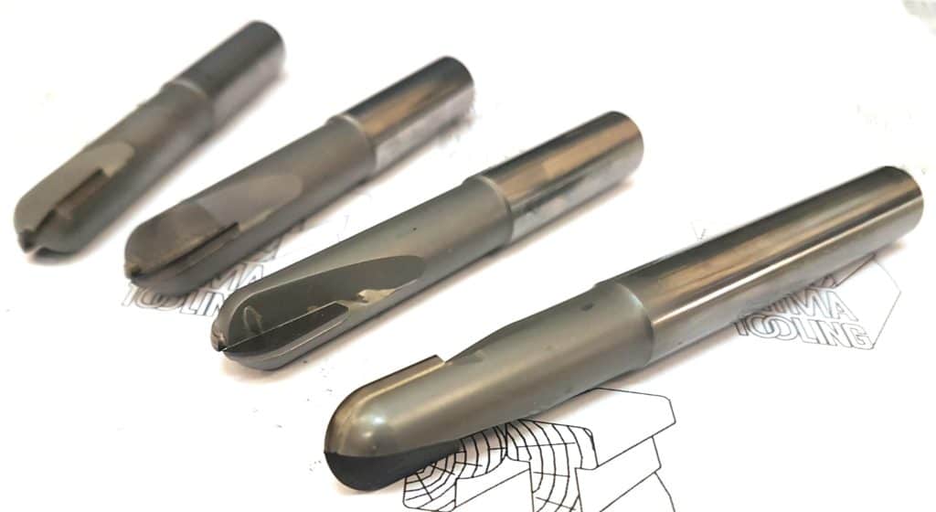 PCD Ball nose End Mill, Milling cutter