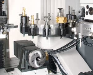 Contact Prima Tooling PCD Tooling loaded onto a Vollmer Machine