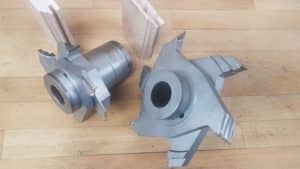 A PCD stile-and-rail cutter manufactured by Prima Tooling returned for sharpening 26 years later