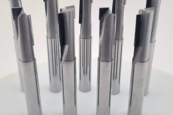 PCD Flat end Endmill for machining composites