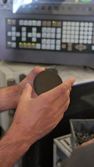 Polycrystalline Diamond disc to be cut into tooling tips